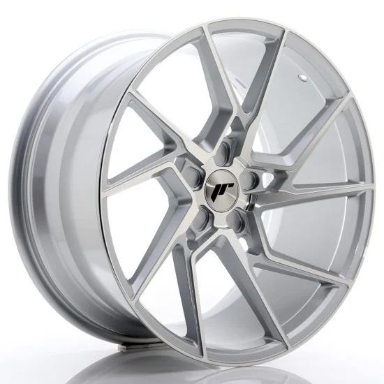 JR Wheels JR33 20x10 ET20-40 5H BLANK Silver Machined Face JR Wheels JR33 20x10 ET20-40 5H BLANK Silver Machined Face