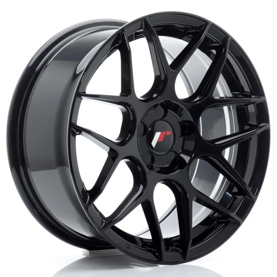 JR Wheels JR18 17x8 ET35 5H BLANK Gloss Black JR Wheels JR18 17x8 ET35 5H BLANK Gloss Black