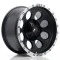 JR Wheels JRX4 16x9 ET0 5x127 Matt Black w/ Machined Lip