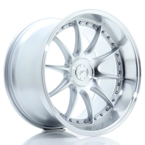 JR Wheels JR41 19x11 ET12-25 5H BLANK Silver Machined Face JR Wheels JR41 19x11 ET12-25 5H BLANK Silver Machined Face