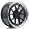 JR Wheels JR39 18x8,5 ET15-35 5H BLANK Gloss Black w/ Machined Lip