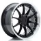 JR Wheels JR41 18x8,5 ET15-35 5H BLANK Gloss Black w/ Machined Lip