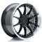 JR Wheels JR41 18x9,5 ET15-35 5H BLANK Gloss Black w/ Machined Lip
