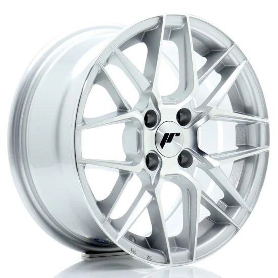 JR Wheels JR28 15x7 ET38 4x100 Silver Machined Face JR Wheels JR28 15x7 ET38 4x100 Silver Machined Face