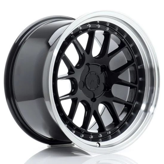 JR Wheels JR40 18x10,5 ET15-22 5H BLANK Gloss Black w/ Machined Lip JR Wheels JR40 18x10,5 ET15-22 5H BLANK Gloss Black w/ Machined Lip