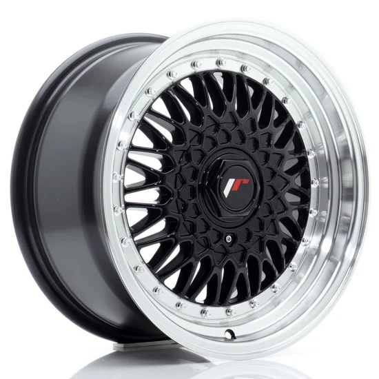 JR Wheels JR9 16x8 ET25 BLANK Gloss Black w/ Machined Lip JR Wheels JR9 16x8 ET25 BLANK Gloss Black w/ Machined Lip