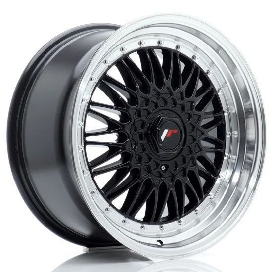 JR Wheels JR9 18x9 ET20-40 BLANK Gloss Black w/ Machined Lip JR Wheels JR9 18x9 ET20-40 BLANK Gloss Black w/ Machined Lip