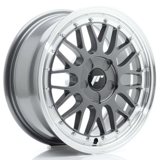 JR Wheels JR23 16x7 ET20-45 5H BLANK Hyper Gray w/ Machined Lip JR Wheels JR23 16x7 ET20-45 5H BLANK Hyper Gray w/ Machined Lip