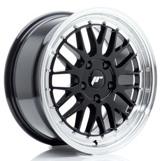 JR Wheels JR23 17x8 ET35 5x100 Gloss Black w/ Machined Lip JR Wheels JR23 17x8 ET35 5x100 Gloss Black w/ Machined Lip