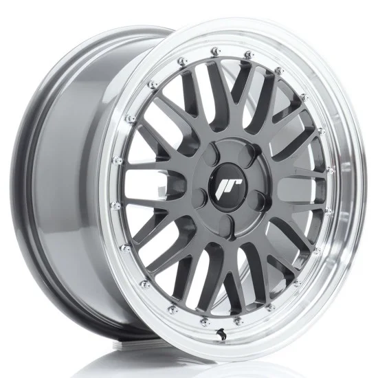 JR Wheels JR23 17x8 ET20-45 5H BLANK Hyper Gray w/ Machined Lip JR Wheels JR23 17x8 ET20-45 5H BLANK Hyper Gray w/ Machined Lip