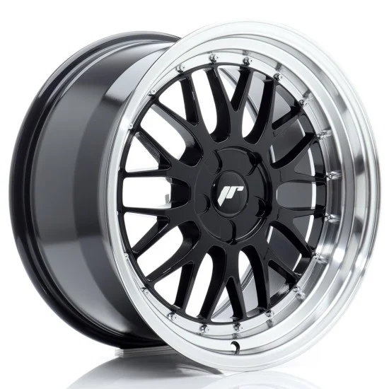 JR Wheels JR23 18x9,5 ET20-48 5H BLANK Gloss Black w/ Machined Lip JR Wheels JR23 18x9,5 ET20-48 5H BLANK Gloss Black w/ Machined Lip