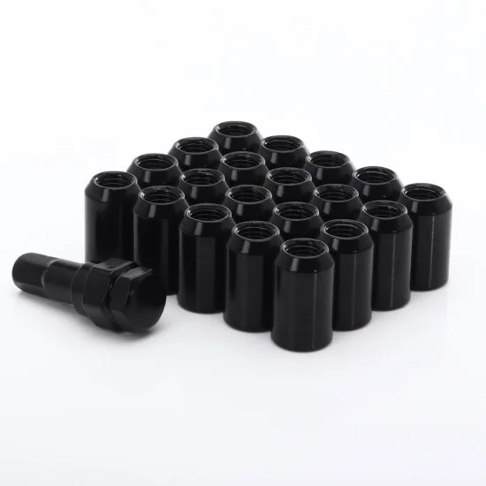 Set of BLACK imbus lug nuts 12x1,5 + Key Set of BLACK imbus lug nuts 12x1,5 + Key
