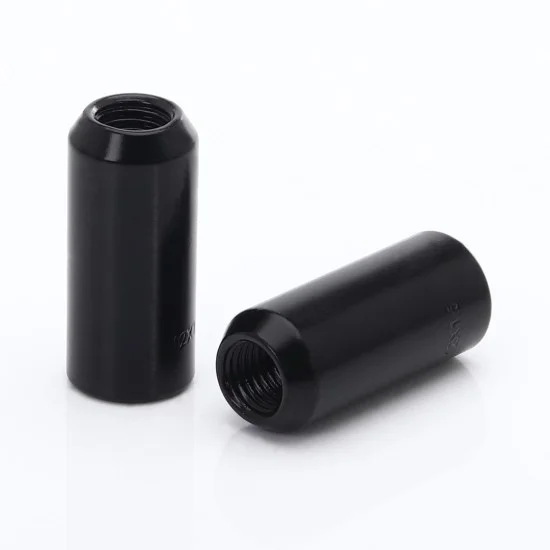 Set of BLACK LONG imbus lug nuts 12x1,5 + Key Set of BLACK LONG imbus lug nuts 12x1,5 + Key