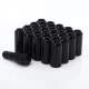Set of BLACK LONG imbus lug nuts 12x1,5 + Key Set of BLACK LONG imbus lug nuts 12x1,5 + Key