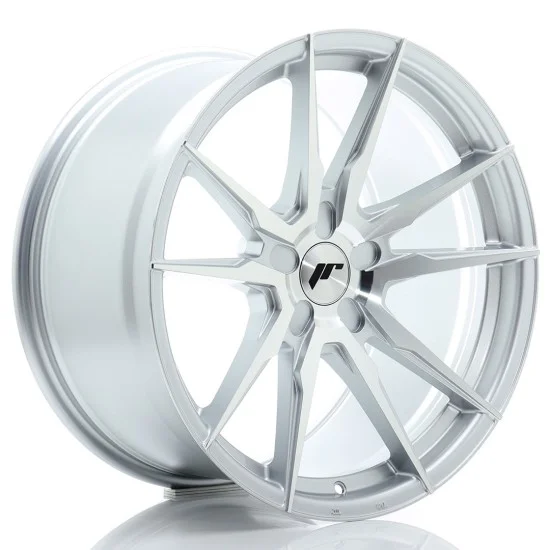 JR Wheels JR21 19x10 ET20-51 5H BLANK Silver Machined Face JR Wheels JR21 19x10 ET20-51 5H BLANK Silver Machined Face