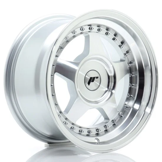 JR Wheels JR6 15x8 ET25 BLANK Silver Machined Face JR Wheels JR6 15x8 ET25 BLANK Silver Machined Face