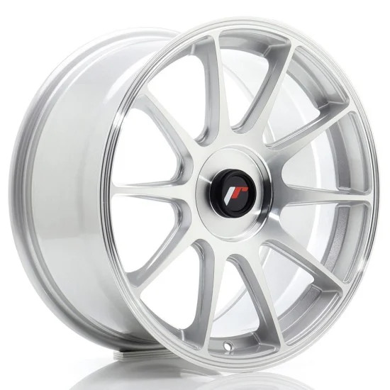 JR Wheels JR11 17x8 ET20-35 BLANK Silver Machined Face JR Wheels JR11 17x8 ET20-35 BLANK Silver Machined Face