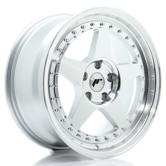 JR Wheels JR6 17x8 ET35 5x112 Silver Machined Face JR Wheels JR6 17x8 ET35 5x112 Silver Machined Face