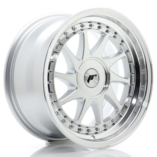 JR Wheels JR26 16x8 ET10-30 BLANK Silver Machined Face JR Wheels JR26 16x8 ET10-30 BLANK Silver Machined Face