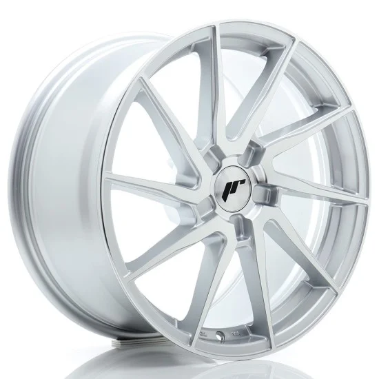 JR Wheels JR36 18x9 ET20-50 5H BLANK Silver Machined Face JR Wheels JR36 18x9 ET20-50 5H BLANK Silver Machined Face