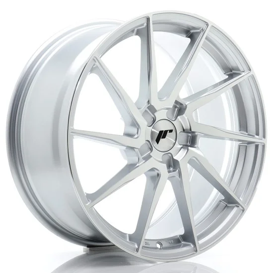 JR Wheels JR36 19x8 ET20-40 5H BLANK Silver Machined Face JR Wheels JR36 19x8 ET20-40 5H BLANK Silver Machined Face