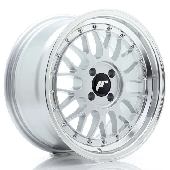 JR Wheels JR23 16x8 ET20 4x100 Hyper Silver w/ Machined Lip JR Wheels JR23 16x8 ET20 4x100 Hyper Silver w/ Machined Lip