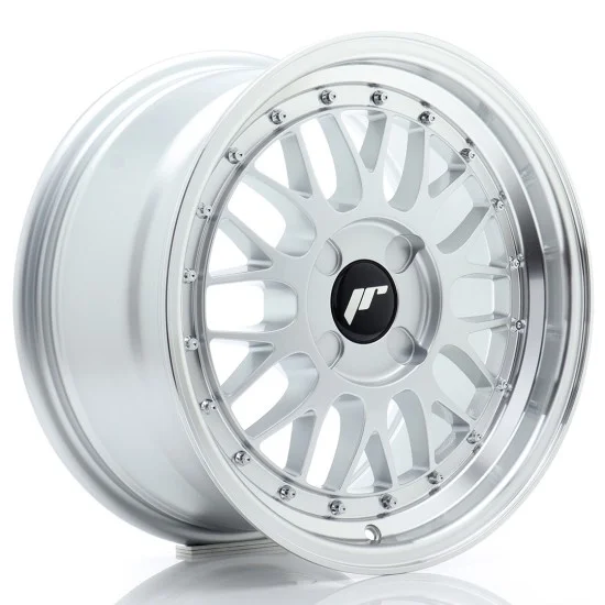 JR Wheels JR23 16x8 ET20-45 4H BLANK Hyper Silver w/ Machined Lip JR Wheels JR23 16x8 ET20-45 4H BLANK Hyper Silver w/ Machined Lip