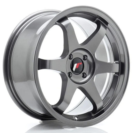 JR Wheels JR3 17x8 ET35 4x100 Gun Metal JR Wheels JR3 17x8 ET35 4x100 Gun Metal