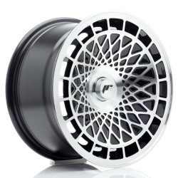 JR Wheels JR14 15x8 ET25 4x108 Gloss Black Machined Face