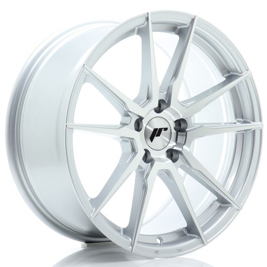 JR Wheels JR21 18x8 ET40 5x112 Silver Machined Face JR Wheels JR21 18x8 ET40 5x112 Silver Machined Face