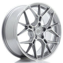 JR Wheels JR51 18x8 ET20-45 5H BLANK Titanium Machined Face