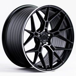 JR Wheels JR51 20x10,5 ET15-35 5H BLANK Satin Black w/ Machined Lip