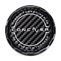 Concaver Premium Center Cap - Classic Carbon - Black Anodized