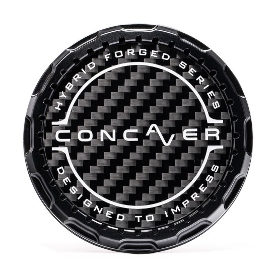 Concaver Premium Center Cap - Classic Carbon - Black Anodized