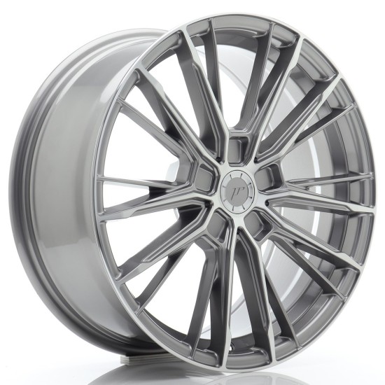 JR Wheels JR52 18x8 ET20-45 5H BLANK Titanium Machined Face JR Wheels JR52 18x8 ET20-45 5H BLANK Titanium Machined Face
