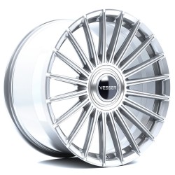 Vesser VSR5 21x10 ET20-60 BLANK Silver Machined Face