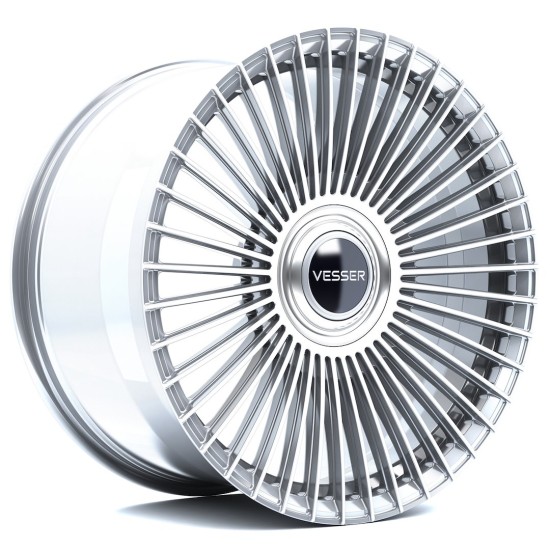 Vesser VSR9 22x11,5 ET16-59 BLANK Silver Machined Face