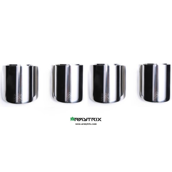 Exhaust System Armytrix QS24C tips PORSCHE 911 991 MK2 Exhaust Armytrix Armytrix  by https://www.track-frame.com 